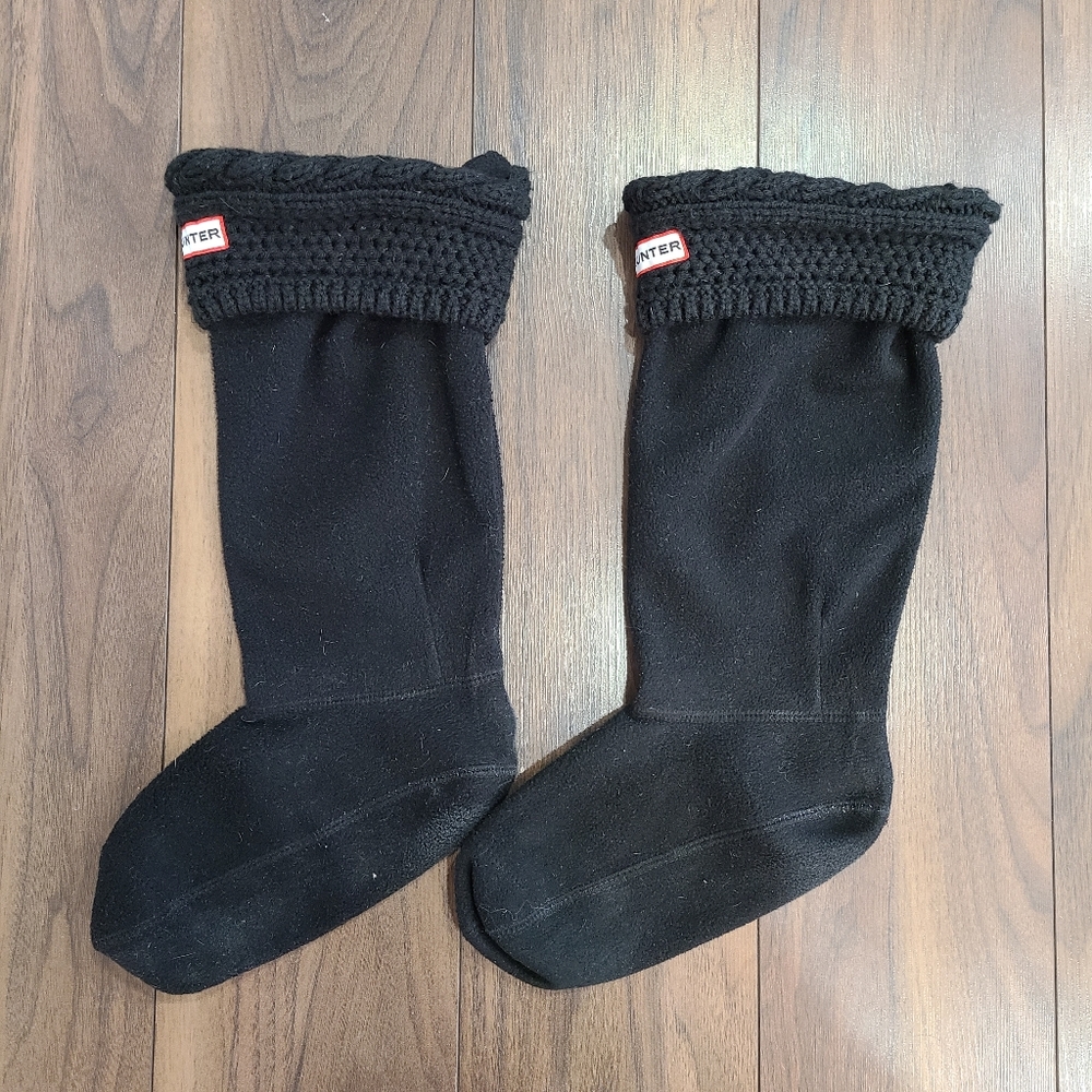 Hunter Black Boot Sock